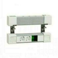 SCHNEIDER ELECTRIC UNICA SYSTEM+ DESK UNIT 4XSCHUKO+USB A/C+RJ45 OPT, WHITE/GREY