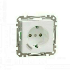 SCHNEIDER ELECTRIC SOCKET 1-PIECE EXXACT 1S/16A/IP20 FLUSH ZB WH