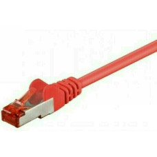 GB CAT6 NETWORK CABLE RED SHIELDED S/FTP (PIMF) 2M