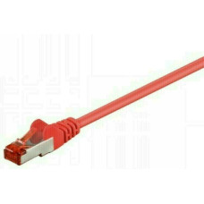 GB CAT6 NETWORK CABLE RED SHIELDED S/FTP (PIMF) 0.25M