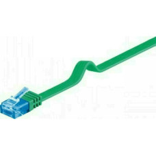 GB CAT6A NETWORK CABLE FLAT U/UTP GREEN 2M