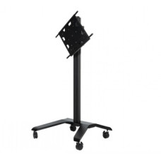 B-TECH AV FLAT SCREEN TROLLEY WITH FLIP ROTATION (VESA 600 X 400) - 1.7M COLUMN