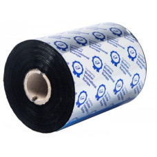 BROTHER BWS-1D600-110 BLACK RIBBON, STANDARD WAX, 110MM X 600M