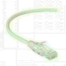 BLACKBOX CAT6A UTP SLIM-NET PATCH CABLE, 28AWG, 500-MHZ, PVC - WHITE, 2.1M