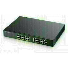 ZYXEL GS1900-24, 24-PORT GBE L2, 12 PORT POE SMART SWITCH, RACKMOUNT, 130 WATT