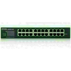 ZYXEL GS1915-24E, 24-PORT GBE SMART SWITCH, HYBRID MODE, STANDALONE OR NEBULAFLEX CLOUD, RACKMOUNT, FANLESS