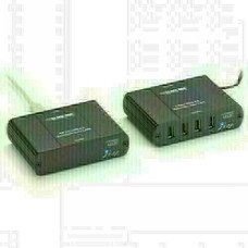 BLACKBOX USB 2.0 ULTIMATE NETWORK OR DIRECT CONNECT EXTENDER - 100M, 4 PORT