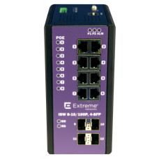 EXTREME 8-PORT POE+ GIGABIT W/ 4-PORT SFP OPERATING TEMPERATURE -40C - +75C EXTREME 8-PORT POE+ GIGABIT W/ 4-PORT SFP OPERATING TEMPERATURE -40C - +75C