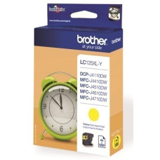 BROTHER LC125XLY TONER HIGH YELLOW 1200P BROTHER LC125XLY TONER HIGH YELLOW 1200P