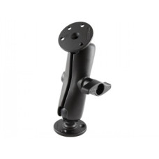 RAM MOUNTS MEDIUM KIINNITYSVARSI + 2X D-KOKO 2.25" KUULA PYÖREÄ 3.68" ALUSTA
