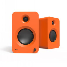 KANTO AUDIO 200W POWERED BOOKSHELF SPEAKERS WITH HDMI ARC, USB-C, AND BLUETOOTH 5.3 - MATTE ORANGE, PAIR (INCL. TYPE C POWER CORD)