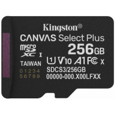 KINGSTON 256GB MICSDXC CANVAS SELECT PLUS GEN3 CARD