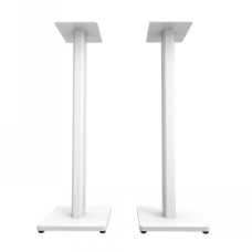 KANTO AUDIO 34" UNIVERSAL BOOKSHELF SPEAKER FLOOR STAND - WHITE (PAIR)