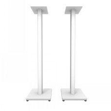 KANTO AUDIO 34" UNIVERSAL BOOKSHELF SPEAKER FLOOR STAND - WHITE (PAIR)