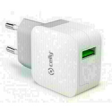 CELLY TRAVEL CHARGER TURBO 1USB 2.4A