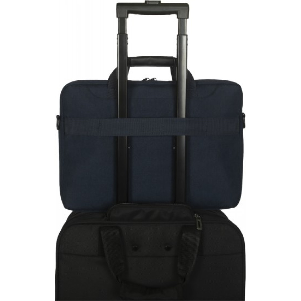 TARGUS® 15.6" GEOLITE? ECOSMART® ESSENTIAL SLIM BRIEF - BLUE TSS98402GL