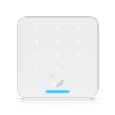 UBIQUITI READER FLEX WHITE. THIRD-GENERATION NFC CARD READER WITH A KEYPAD AND APPLE TOUCH PASS SUPPORT