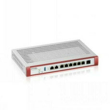 ZYXEL USG FLEX200 H SERIES, USER-DEFINABLE PORTS WITH 1*2.5G, 1*2.5G( POE+) & 6*1G, 1*USB (DEVICE ONLY)