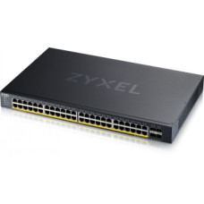 ZYXEL XGS1935-52HP, 52 PORT LITE-L3 SMART MANAGED POE SWITCH, 48X GIGABIT POE AND 4X 10G SFP+, HYBRID MODE, STANDALONE OR NEBULAFLEX CLOUD, 375 WATT POE (5Y WARRANTY)