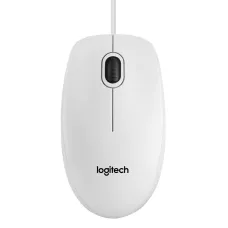 Logitech B100 Wired Mouse 1000 DPI White