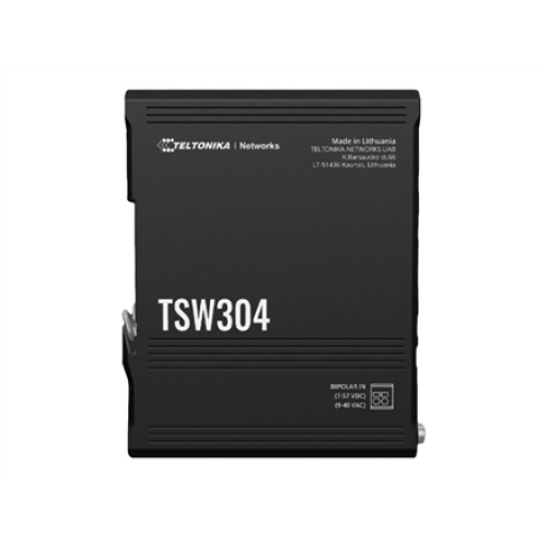 Teltonika , DIN Rail Switch , TSW304 , Unmanaged