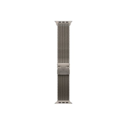 APPLE 49mm Natural Titanium Milanese Loop