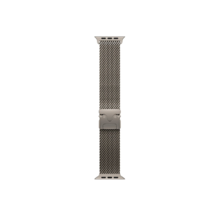APPLE 49mm Natural Titanium Milanese Loop