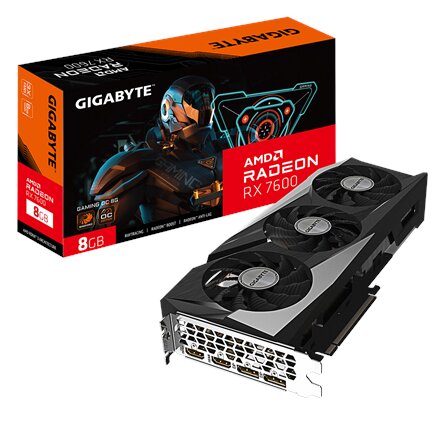 Gigabyte Radeon RX 7600 GAMING OC