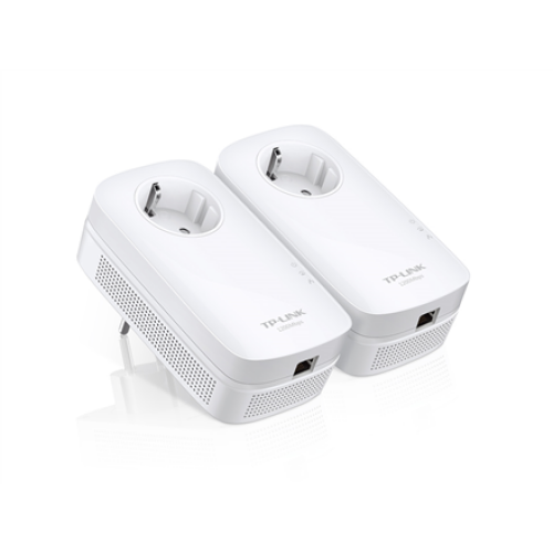 TP-LINK , AV1300 Gigabit Passthrough Powerline Starter