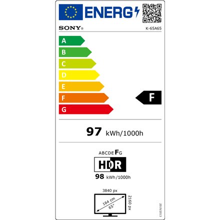 Sony 4K OLED TV , K65A65PB Bravia