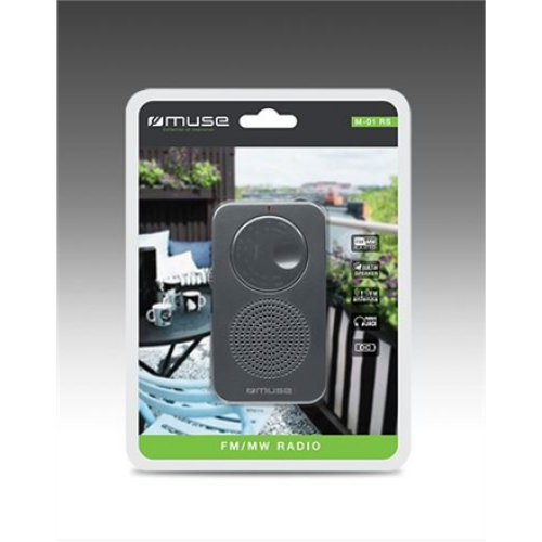 Muse , Pocket radio , M-01 RS , Black