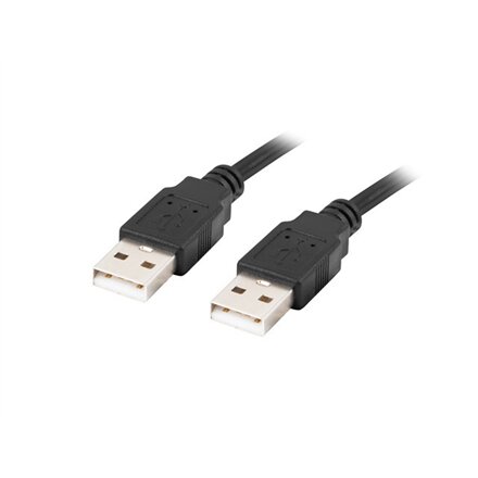 Lanberg , Cable USB-A 2.0 , CA-USBA-20CU-0018-BK