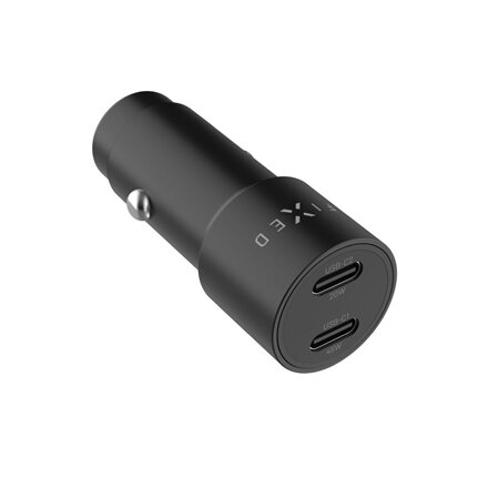 Fixed Dual USB-C Car Charger, 65W