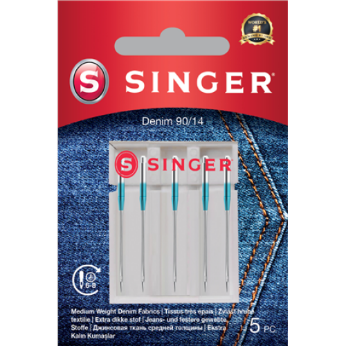 Singer , Denim Needle 90/14 5PK