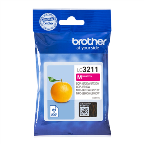 Brother LC3211M , Inkjet cartridge , Magenta