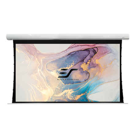 Elite Screens Electric Projection Screen, White
