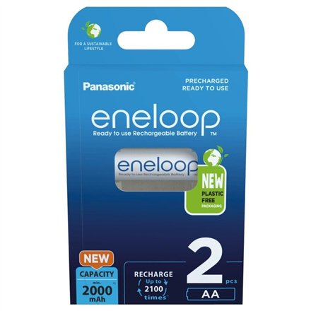 Panasonic Rechargeable Batteries , ENELOOP BK-3MCDE/2CP , AA