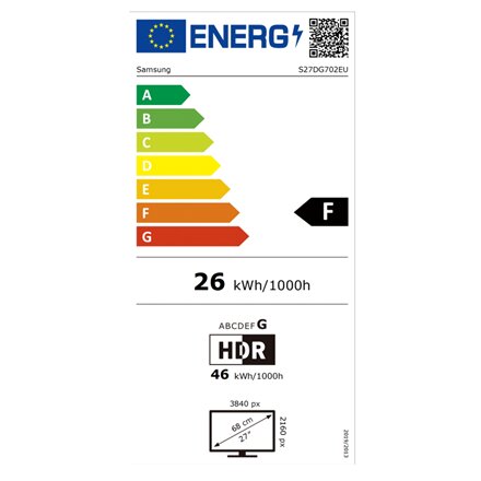 Samsung , LS27DG702EUXDU , 27 , IPS , 16:9 , 144