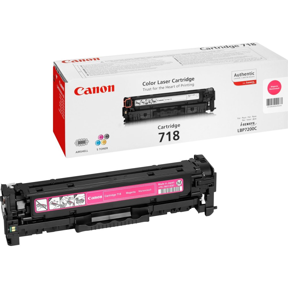 CANON 718 toner cartridge magenta standard