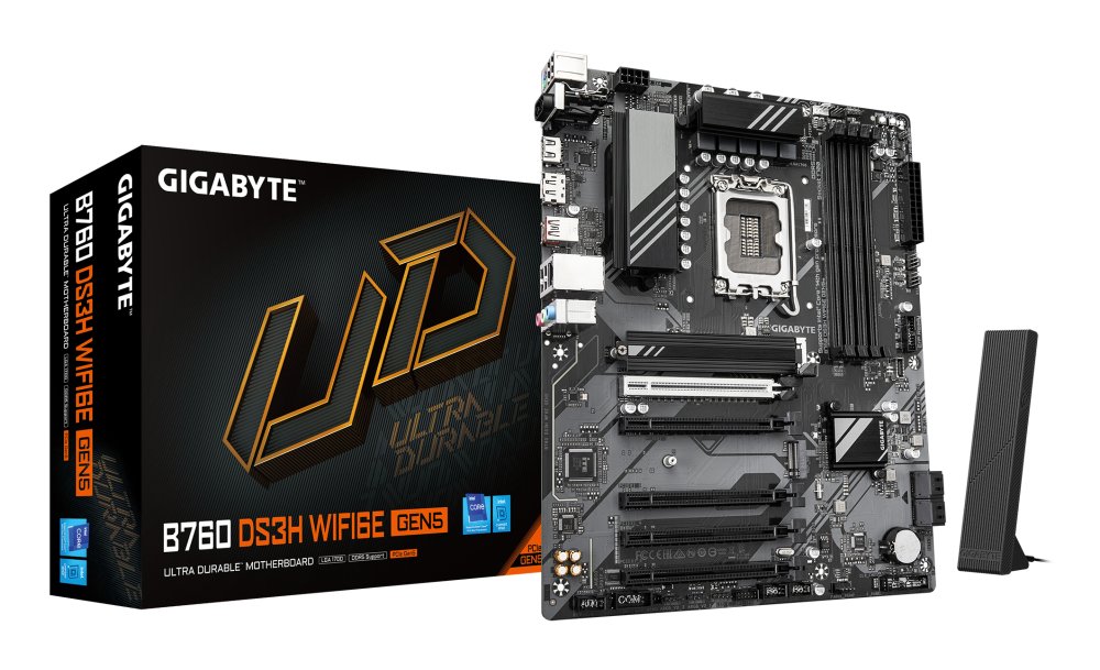 GIGABYTE B760 DS3H WF6E GEN5 LGA1700