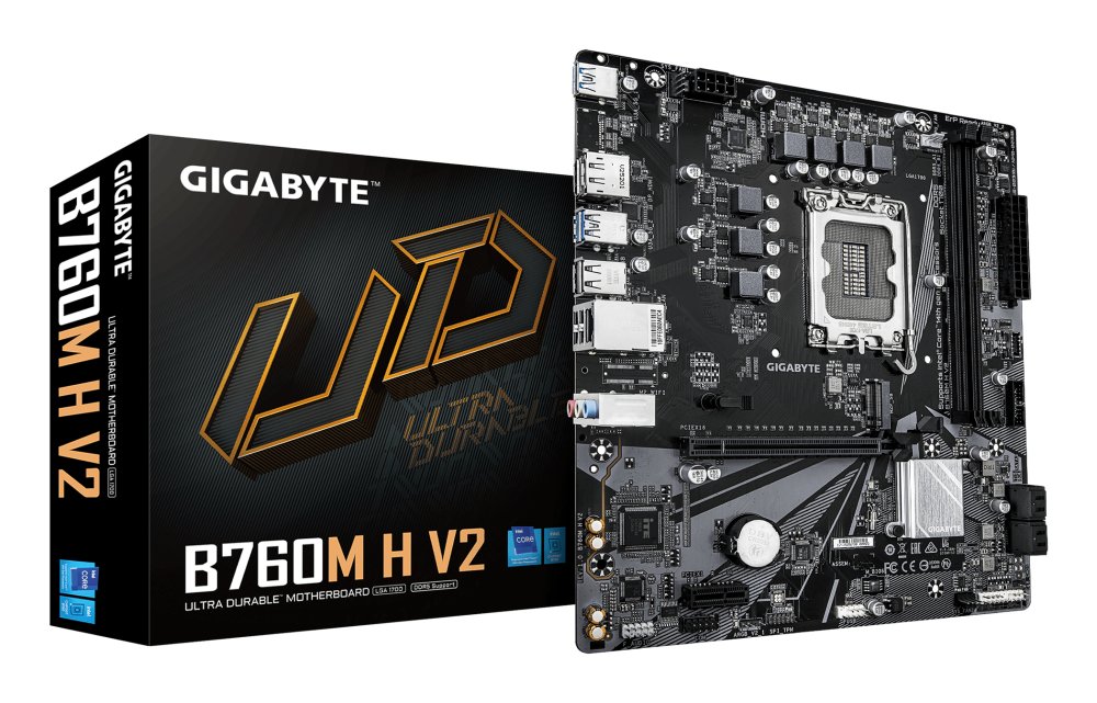 GIGABYTE B760M H V2 LGA1700 4xDDR5