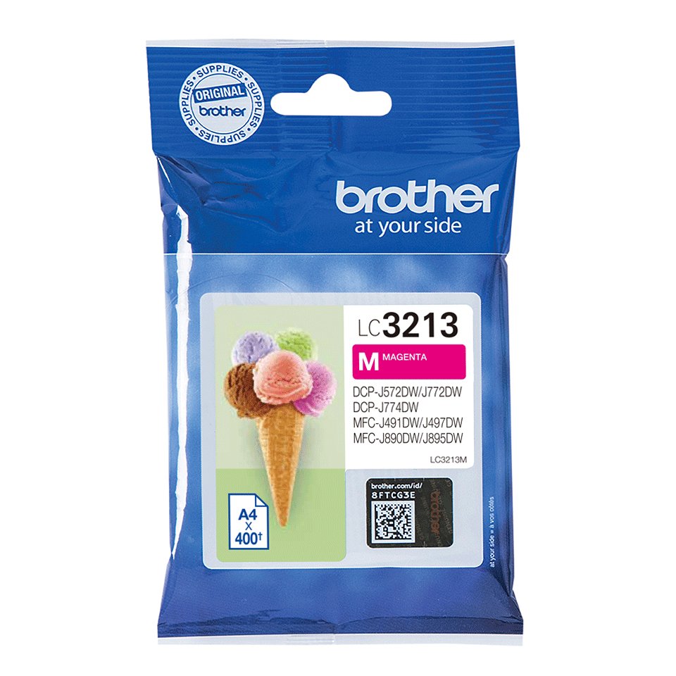 BROTHER LC3213M 400-page high-capacity magenta ink