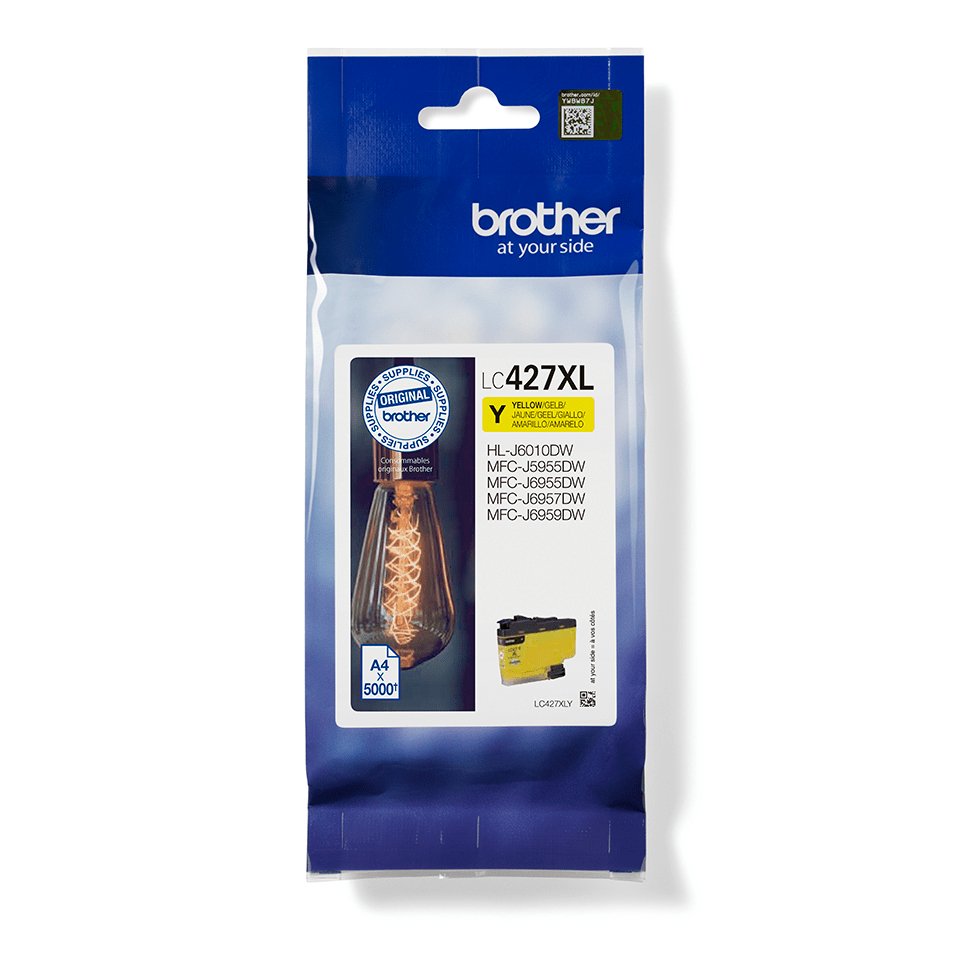 BROTHER LC427XLY Yellow Ink Cartridge -