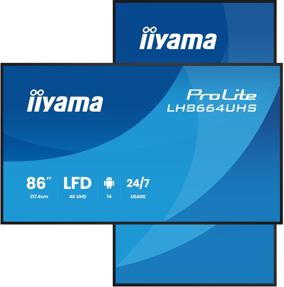 IIYAMA LH8664UHS-B3AG 86inch 3840x2160 UHD IPS