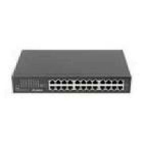 LANBERG switch PoE+ rack 19inch 24x