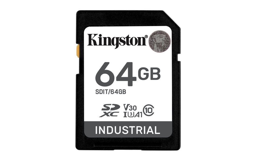 KINGSTON 64GB SDXC Industrial -40C to