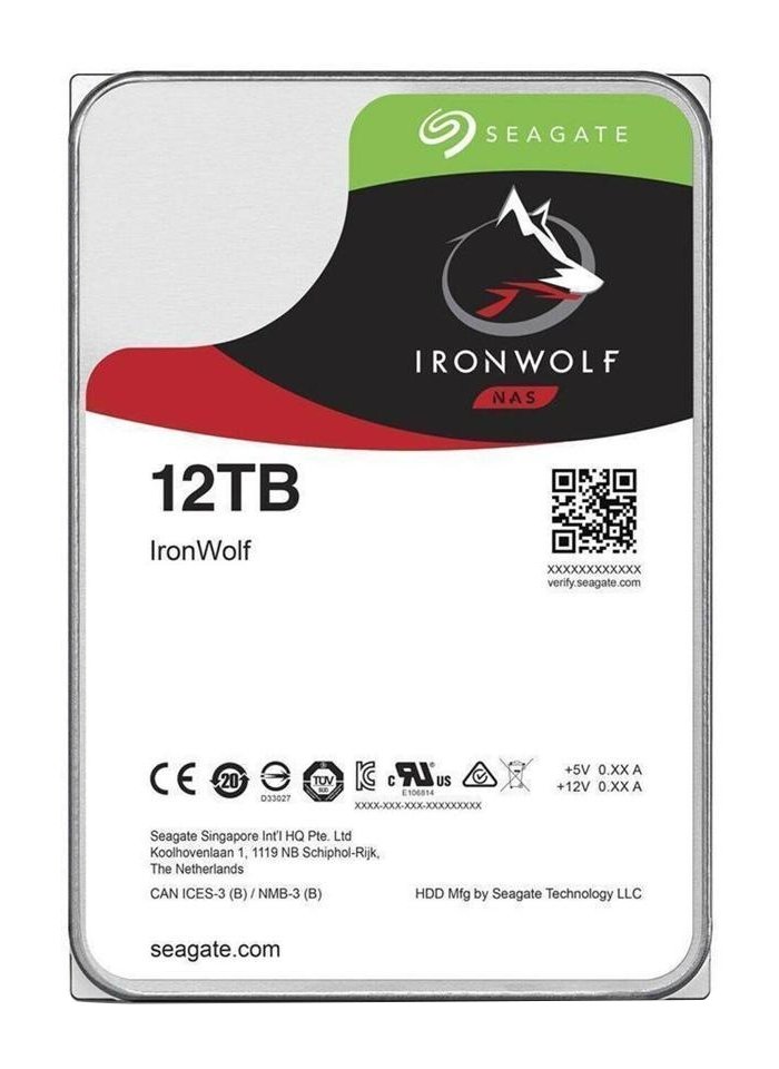 SEAGATE NAS HDD 12TB IronWolf 7200rpm