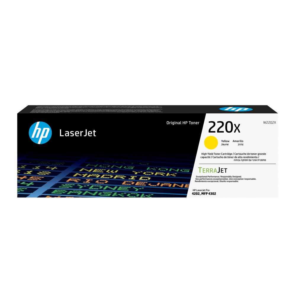 HP 220X Yellow Original LaserJet Toner