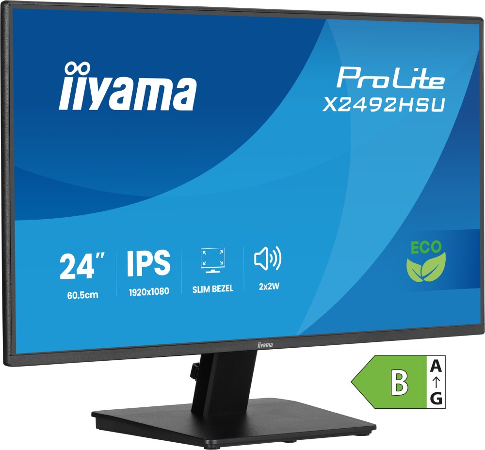 IIYAMA X2492HSU-B1 24inch IPS FHD 4-side