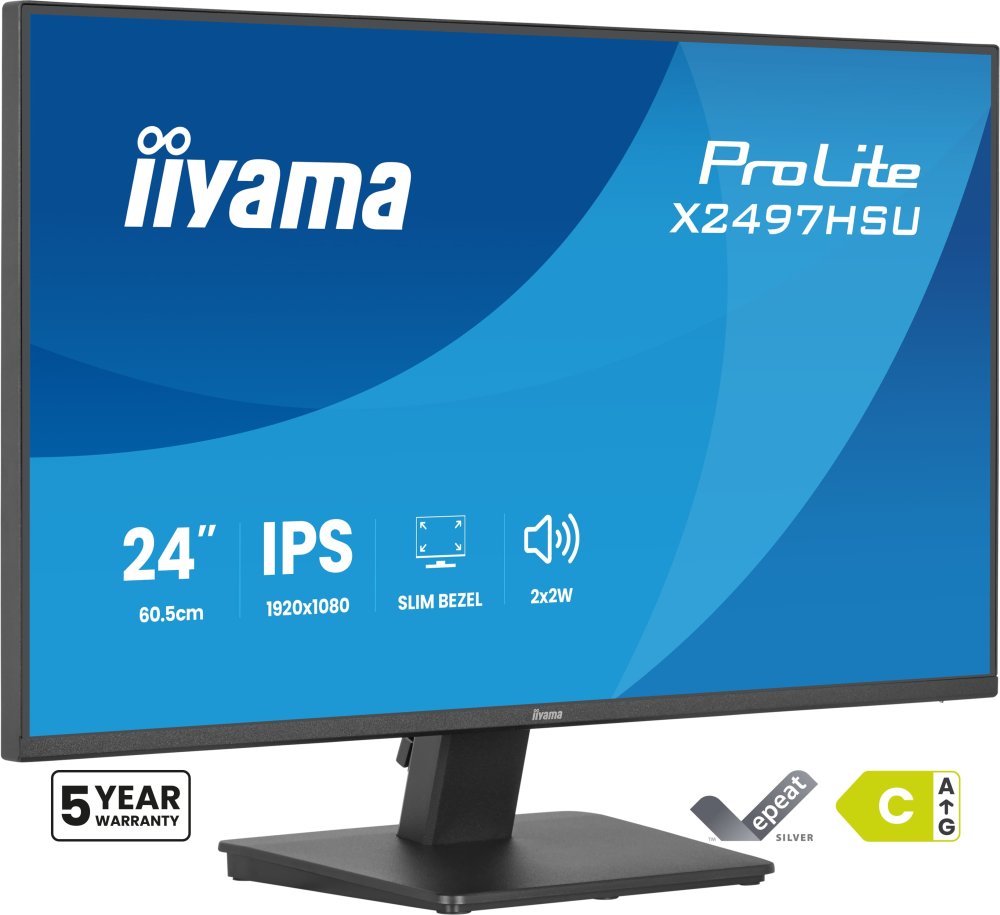 IIYAMA 24inch IPS-panel 1920x1080 120Hz EyeComfort